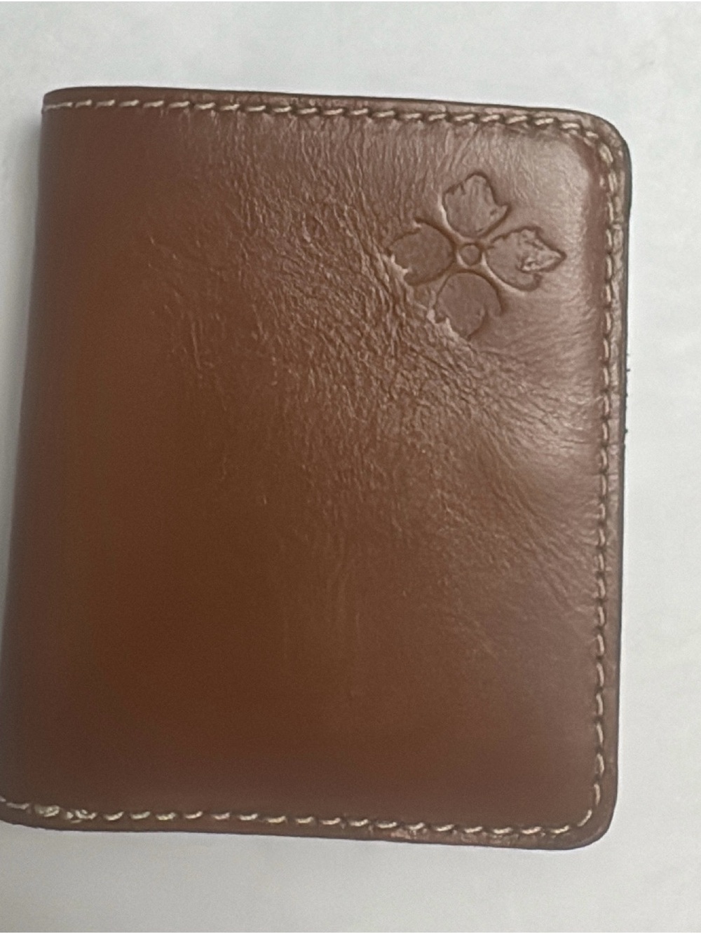 PATRICIA NASH WOMENS LEATHER WALLET BROWN COLOR